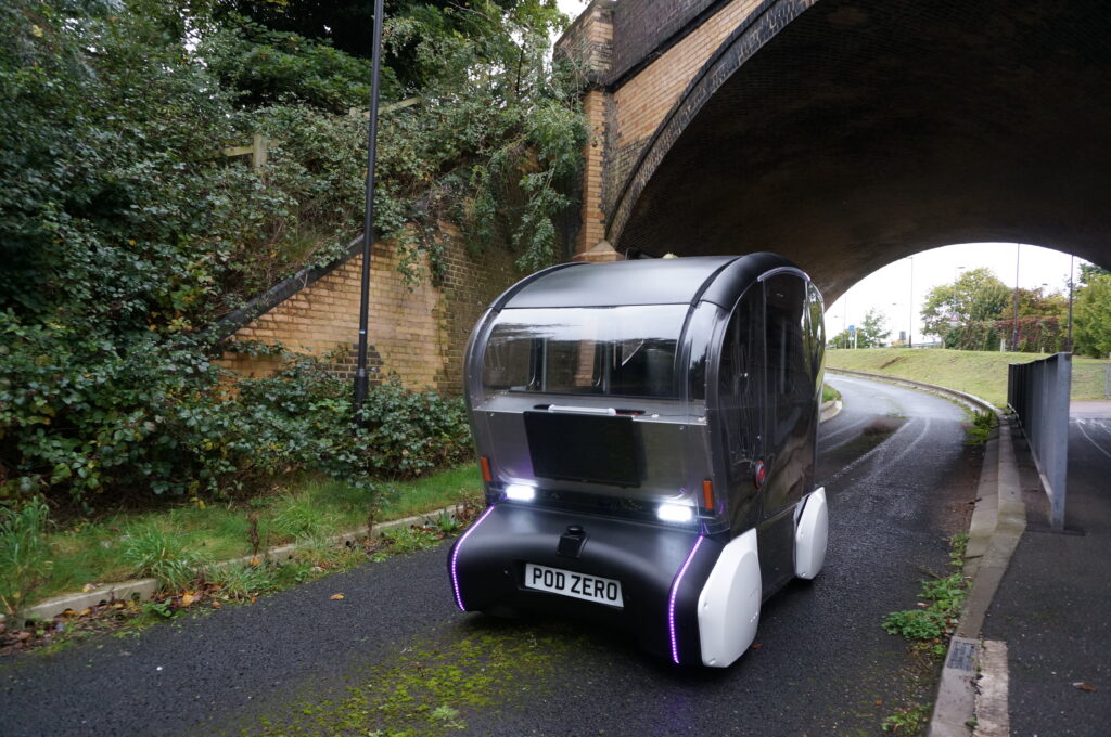 Autonomous shuttle service busway