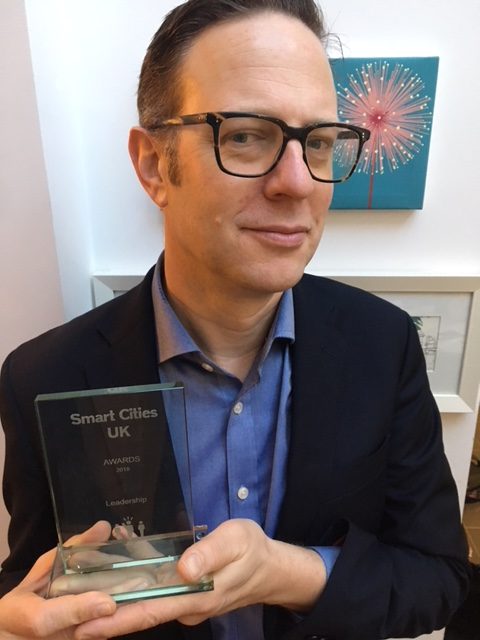 art Cambridge Programme Manager Dan Clarke won the Leadership Award in this year’s Smart Cities UK Award