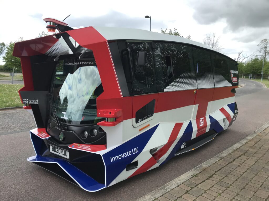 an autonomous shuttle