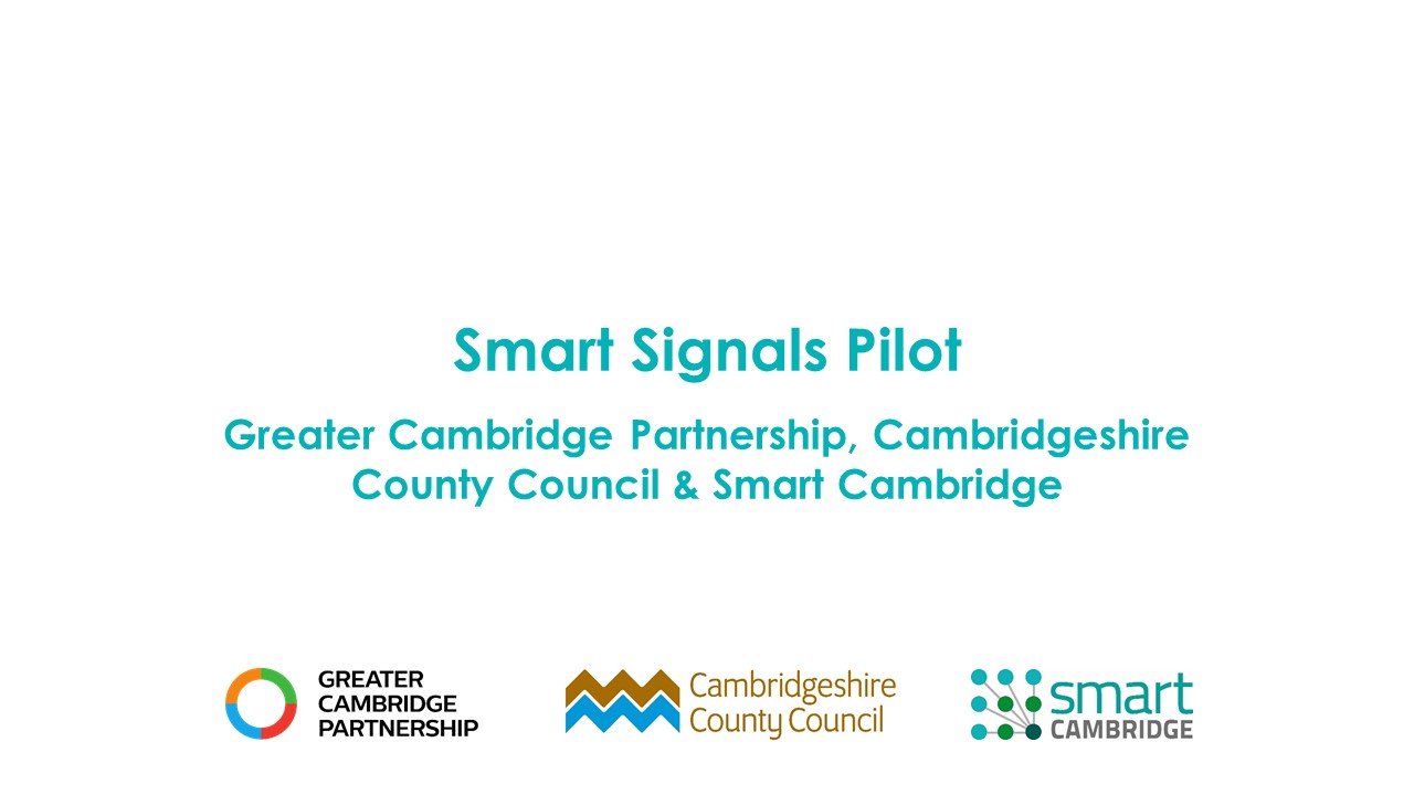 Smart Signals Pilot Connecting Cambridgeshire