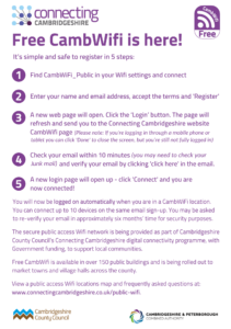 The 5 steps to log onto CambWifi